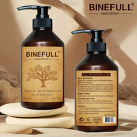 Gel Douche Hydratant Parfumé Bio Végan Naturel Marque Blanche à l'Huile d'Argan et Rose pour Hommes et Femmes 500ml Vente en Gros