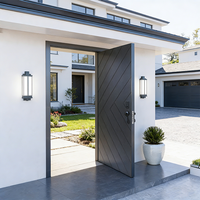 Porte d'entrée extérieure sur mesure, porte d'entrée de taille personnalisée, fabricant direct d'usine OEM