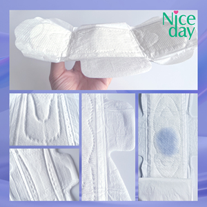 Serviette hygiénique ultra-fine de 245 mm avec ailettes, couche supérieure non tissée douce, protection anti-fuites, forte absorption, <span class=keywords><strong>film</strong></span> dorsal respirant, vente en gros - Product Image 3