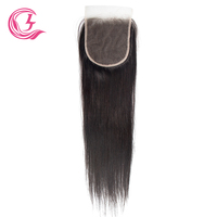 CLJhair Cabello Remy Indio, Cierre de Encaje 5x5, Extensiones de Cabello Virgen HD al por Mayor para Distribuidores