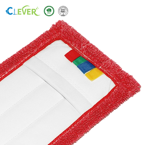 Chiffon de <span class=keywords><strong>nettoyage</strong></span> de sol industriel, serpillière à poche, réutilisable, lavable, microfibre, tampons de rechange pour serpillière plate - Product Image 3