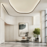 Conception de projet hôtelier moderne et luxueux en 3D, matériaux de haute qualité, solution de décoration intérieure personnalisée