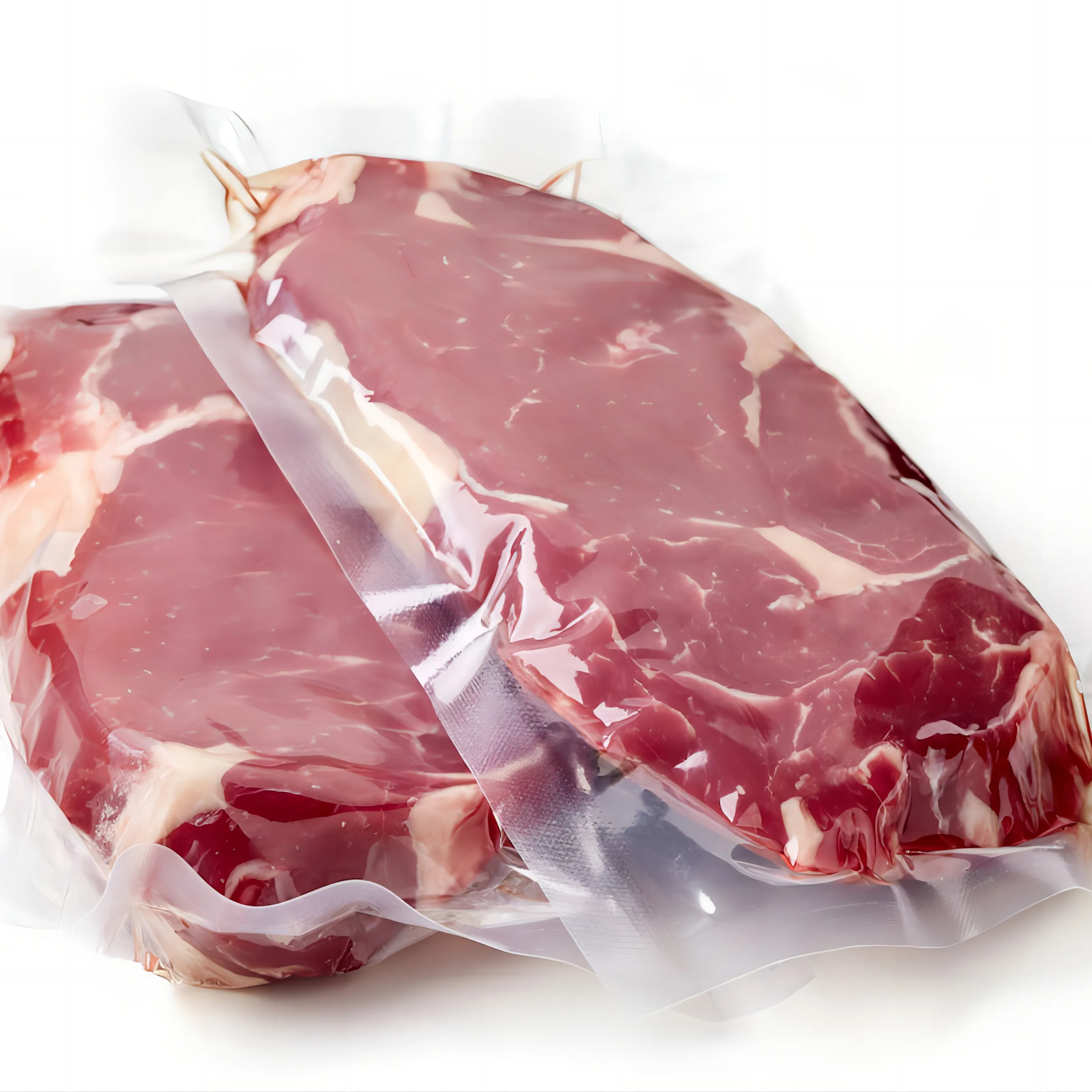 Вакуумный пакет с тремя боковыми уплотнениями, нейлоновая пластиковая упаковка для замороженных пищевых продуктов для мясного молочного желе с ручкой с термоуплотнением