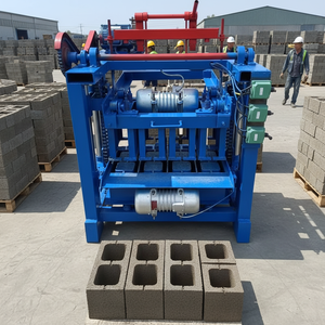 Macchina per la produzione di blocchi di pavimentazione in cemento, macchina automatica per il taglio di mattoni a pressione idraulica, di piccole dimensioni, facile da usare - Product Image 1