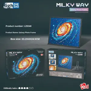 Zhegao Galaxy Frame Painting Building Blocks in Plastica ABS, Giocattolo Educativo a Tema Animali e Natura, <span class=keywords><strong>per</strong></span> Bambini e Bambine, Assemblaggio Artistico e <span class=keywords><strong>Schizzi</strong></span> - Product Image 5