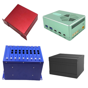 工业嵌入式控制边缘OEM ODM制造商定制钣金加工铝计算机AI处理器外壳 - Product Image 1