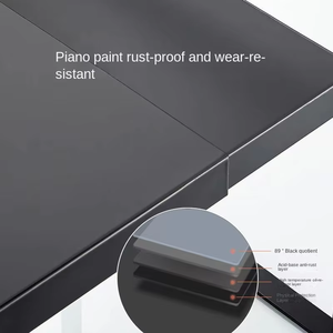 Organizzatore da <span class=keywords><strong>Cucina</strong></span> Moderno in Metallo <span class=keywords><strong>a</strong></span> Doppio Strato Retrattile <span class=keywords><strong>Salvaspazio</strong></span> Facile da Installare Alta Capacità di Carico per Microonde Ciotole Piatti - Product Image 2