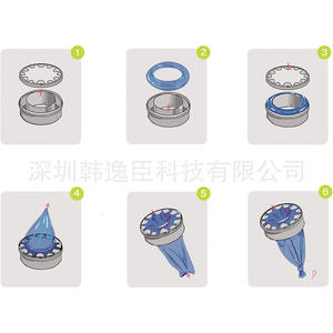 Bolsas de Basura Plegables Compatibles con Tommee, 4.5m, Gruesas, Desechables, para Almacenamiento de Bebés, Color Azul - Product Image 4