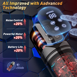 현실적인 텔레스코픽 진동 추력 회전 APP 자위대 컵 전기 버전 자동 자위 컵 saxy 장난감 남자 - Product Image 4