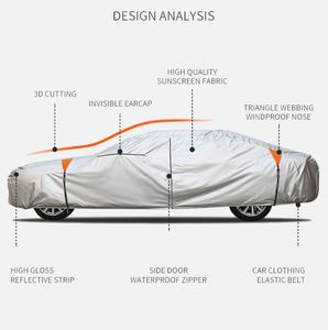 โรงงานขายส่ง ผู้ผลิต ผ้าคลุมรถกันแดด กันฝน <span class=keywords><strong>ราคาถูก</strong></span> รับทำโลโก้ตามสั่ง - Product Image 4