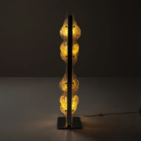 Lampe murale en verre de style post-moderne, luxueuse et légère, pour salon, couloir, chambre à coucher, lampe décorative de chevet à LED