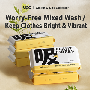 UPO Lifestyle Feuilles anti-décoloration pour le linge, absorbantes de couleurs, pour le lavage de vêtements mélangés - Product Image 1