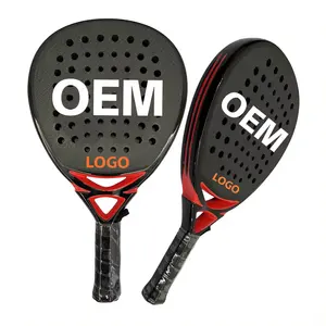 Logotipo personalizado Palas de Padel 3K/12K/18K Fibra de carbono Padel Raqueta DE TENIS Raqueta de Padel