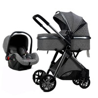 Poussette pour bébé légère et facile à plier avec en 1888 poussette double de voyage pour enfants cadre en aluminium avec pare-soleil