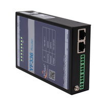 Passerelle IoT 4G LTE YF336, double port série RS232 RS485, modem industriel avec carte SIM, disponible aux États-Unis, en Thaïlande, au Chili et au Royaume-Uni