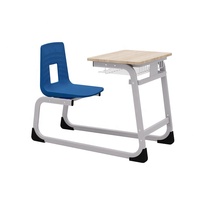Meubles de classe, bureau et chaise d'élève, ensemble moderne de bureau et de chaise pour l'éducation scolaire