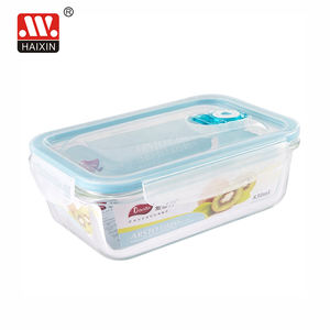 Boîte à lunch hermétique <span class=keywords><strong>en</strong></span> <span class=keywords><strong>verre</strong></span> pour micro-ondes HAIXING 830 ml pour adultes au bureau - Product Image 1