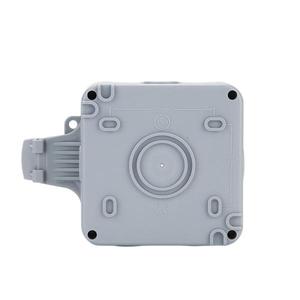 IP66 आउटडोर वाटरप्रूफ सिंगल ब्रिटिश स्विच सॉकेट बॉक्स के साथ प्रकाश 16a 250v बाथरूम दीवार के लिए - Product Image 6