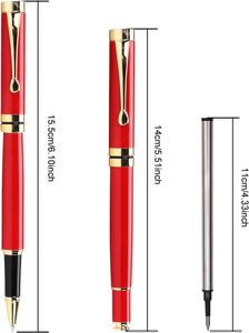 High Quality Metal Fountain <b>Pen</b> Set Promotional Business <b>Pens</b> Gold Plated with Custom Logo for Student & Finance Use - Product Image 3