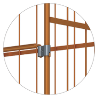 Usine OEM ODM chariot porte-rouleau de stockage conteneur de transport de rouleaux pliants en fil enduit de poudre chariot à cage