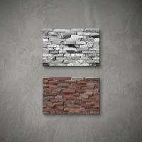Carreaux muraux en céramique numérique satinée mate gaufrée 300x450mm texture goutte de pluie pour revêtement extérieur