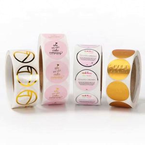 Private Design Product Labels Maker Self Adhesive Vinyl Round Waterproof <b>Sticker</b> Roll Paper Custom Printing <b>logo</b> Label <b>Stickers</b> - Product Image 4