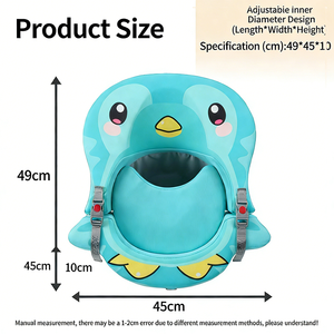 Flotadores de Natación para Bebés WaterDream EPE Azules, de 3 Meses a 4 Años, Portátiles, Ecológicos y Seguros - Product Image 6