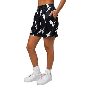 High Quality Custom Logo Jogger Sports Men's Shorts Gym Fitness <b>Nets</b> Wear Unisex Polyester Drawstring <b>Mesh</b> Shorts Sublimation - Product Image 1