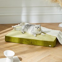 Vente chaude Tapis de litière pour animaux de compagnie en velours hollandais à motif personnalisé Amovible Lavable Fournitures pour animaux de compagnie en plein air Lit pour chien Lit pour chat