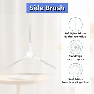Kit de Repuesto para Robot Aspirador <span class=keywords><strong>Xiaomi</strong></span> S10 S12 T12 B106GL <span class=keywords><strong>Mop</strong></span> <span class=keywords><strong>2S</strong></span> XMSTJQR2S 3C B106CN: Cepillo Principal, Cepillo Lateral, Filtro HEPA y Paño de Limpieza - Product Image 4