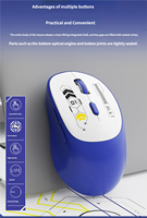 Produsen Grosir Mouse Nirkabel Logo Kustom Isi Ulang Senyap Mode Ganda Bluetooth 2.4G untuk Hadiah Bisnis