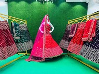 Blus Dupatta Lehenga berat blus bordir batu kerja mutiara pekerjaan pengantin wanita wanita Lehenga Choli harga grosir