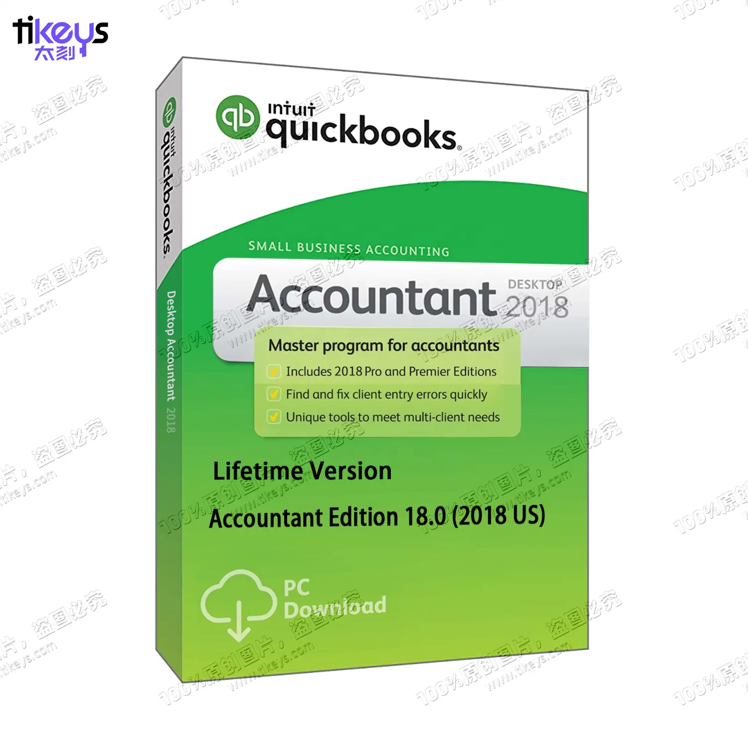 24/7 Online Email Delivery Intuit QuickBook Enterprise Accountant Edition 18.0 2018 US Lifetime Financial Accounting Software