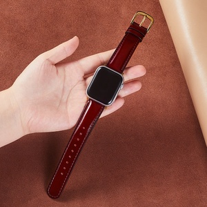 สายนาฬิกาหนังแท้แบบเรียบ Upro Custom สำหรับ Apple Watch Series 11 10 Ultra 3 2 SE สายนาฬิกาหนังแท้สไตล์วินเทจ - Product Image 2