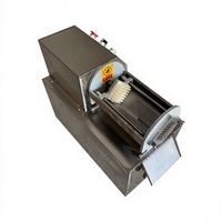Automatische elektrische groentesnijder, friet snijmachine, komkommer snijmachine, commerciële voedselverwerking