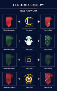 ربطة عنق رجالية احترافية مخصصة من BOYI، مصنوعة من الحرير 100٪ مع شعار خاص، بتصميم أنيق وعصري للرجال - Product Image 6