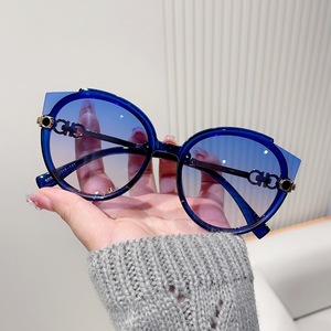 Gafas de Sol de celebridades en línea para mujer Street <span class=keywords><strong>Beat</strong></span> TIDE Disco gafas de sol de playa a prueba de rayos UV verano personalidad moda cara pequeña - Product Image 4