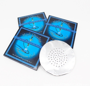 Láminas de Aluminio para Hookah con Orificios, Láminas de Aluminio para Shisha, Ecológicas, Clásicas, Accesorios para Uso en Bares - Product Image 1