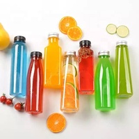 Vente en gros de contenants en plastique PET scellables avec couvercle à vis, capacité de 1000 ml et 250 ml, pour boissons, aliments en conserve, bocaux en plastique transparent
