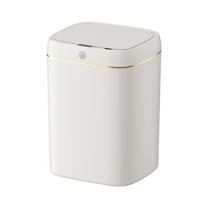 <span class=keywords><strong>Poubelle</strong></span> automatique à capteur intelligent BX 11L/13L blanche avec garniture dorée pour salle <span class=keywords><strong>de</strong></span> bain, chambre, <span class=keywords><strong>cuisine</strong></span>, bureau - Product Image 5