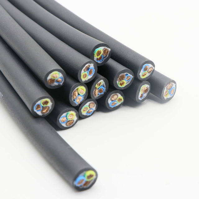 New High Quality H07BZ5-F EV Charging Cable Halogen-free TPE Insulated AC 450/750V Oxygen-free Copper Fire-resistant Custom