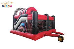 Trampoline extérieur de voiture Portable pliant toit rebondissant Pad-Haute résistance PVC anti-dérapant enfants en plein air jouer vente louer garçon - Product Image 6