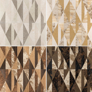 Bằng tia nước tự nhiên sang trọng đá cẩm thạch khảm mô hình gạch lát sàn thiết kế hiện đại phong cách tự nhiên đá gạch lát sàn tường gạch - Product Image 4