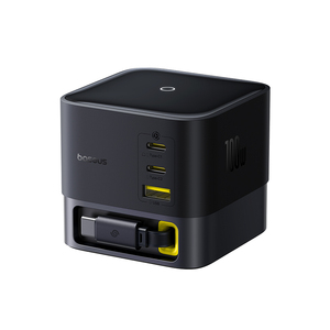 Nueva oferta <span class=keywords><strong>Baseus</strong></span> <span class=keywords><strong>100W</strong></span> cargador de escritorio para tableta portátil cargador rápido retráctil USB C cargador de teléfono para iPhone Samsung Macbook - Product Image 1