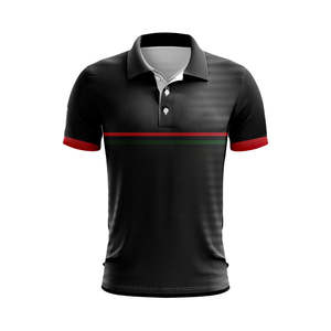 Camiseta Deportiva de Verano de Manga Corta Transpirable con Rayas Retro Personalizadas de Poliéster para Hombre para Liga de Rugby - Product Image 5