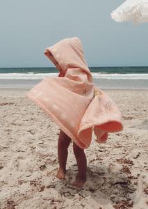 Новинка; Оптовая продажа; Горячая распродажа; Летний песок свободный изготовленный на заказ Печать Маленькая детская пончо с капюшоном круглое пляжное полотенце с кистями - Product Image 2