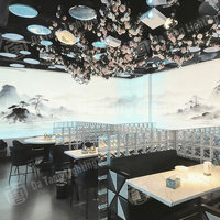 Système de projection immersive holographique 3D pour tables à thème avec expérience interactive pour les environnements de restaurant