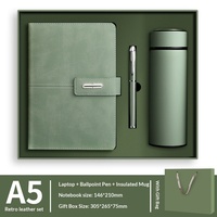 Set de Regalo de Cuaderno Personalizado de Lujo con Logotipo, Bolígrafo y Caja de Regalo