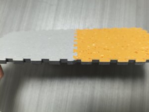 Dalles de sol en <span class=keywords><strong>PVC</strong></span> à emboîtement sans colle, aspect joint, pour entrepôt industriel et salon - Product Image 2