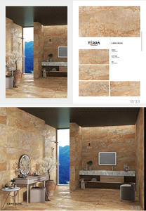 Carreaux de céramique mats 600x1200mm, design brique, épaisseur 10mm, pour sols et murs de salle de bain, cuisine, villa, centre commercial - Product Image 5